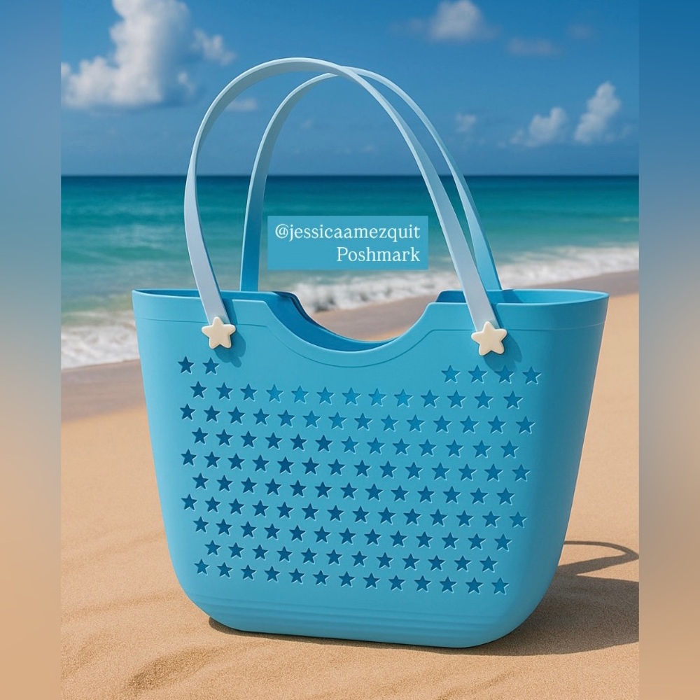 Beach Tote Bag Sky blue